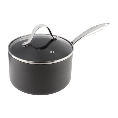 Vogue Anodised Aluminium Non-Stick Saucepan 18cm