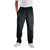 Chef Works Unisex Easyfit Teflon Coated Chefs Trousers Black XS