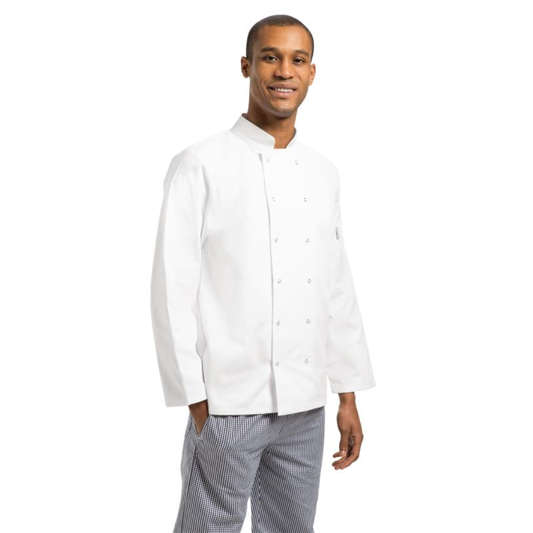 Whites Vegas Unisex Chefs Jacket Long Sleeve White M