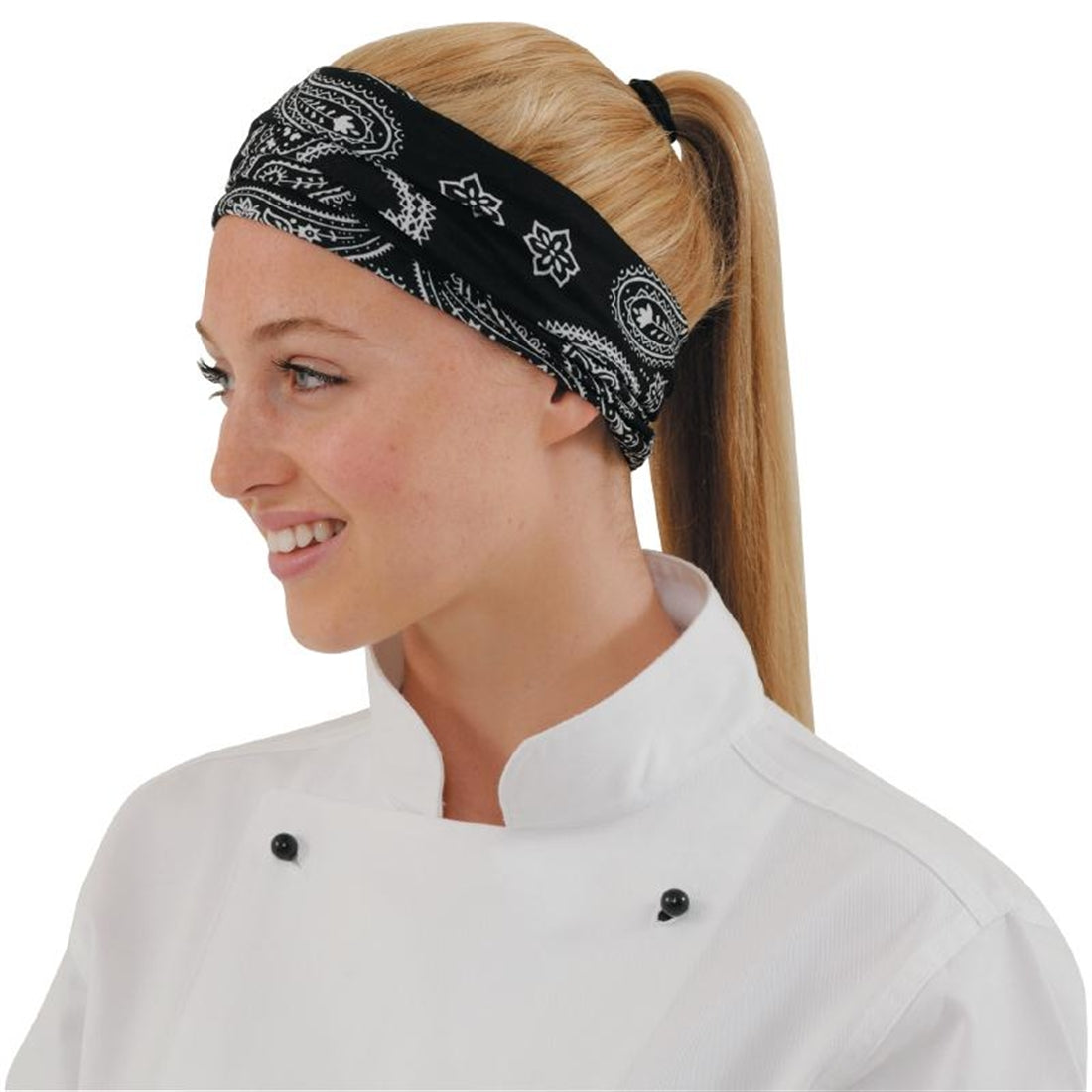 Buff Multifunctional Headwear Cashmere Black Pattern