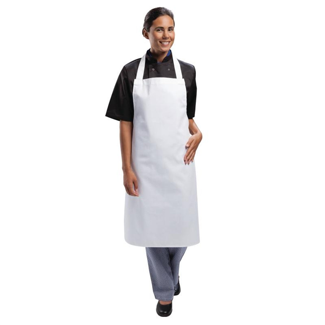 Whites Bib Apron Polycotton White