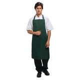 Whites Unisex Bib Apron  Bottle Green