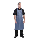 Whites Water Resistant Bib Apron Blue and White