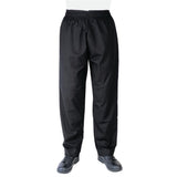 Whites Vegas Chef Trousers Polycotton Black - M