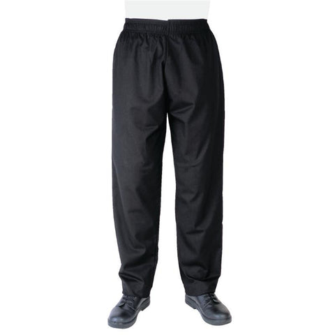 Whites Vegas Chef Trousers Polycotton Black - XL