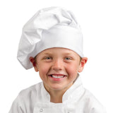 Whites Childrens Unisex Chef Hat White