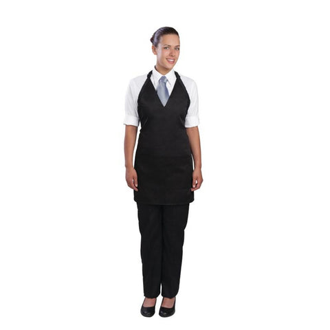 Chef Works Tuxedo Bib Apron Black