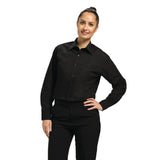 Chef Works Dress Shirt Long Sleeve Black