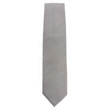 Chef Works Tie Silver and Black Fine Stripe