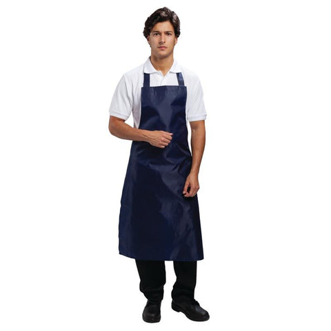 Whites Light Duty Waterproof Unisex Bib Apron Blue