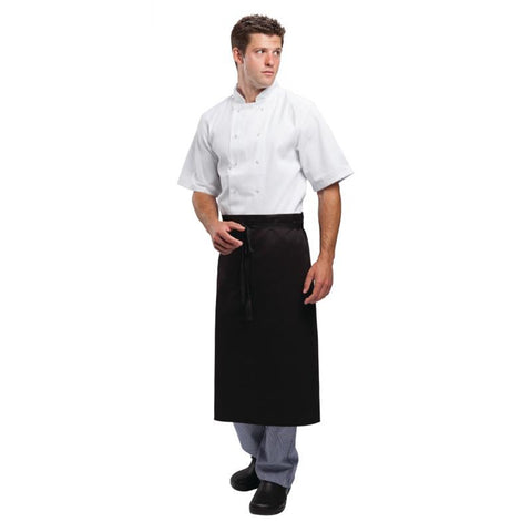 Whites Regular Unisex Waist Apron Black