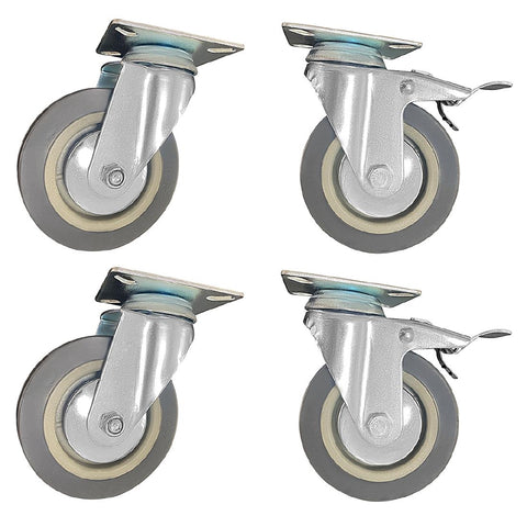 Buffalo Standard and Braked Castors (Set of 4)