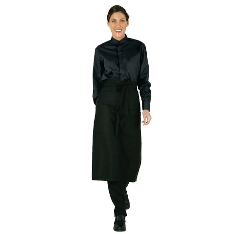 Chef Works Womens Mandarin Shirt Black L