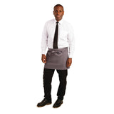 Whites Short Bistro Apron Charcoal