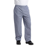Whites Unisex Vegas Chefs Trousers Small Blue & White Check XL