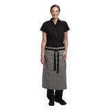 Chef Works Urban Portland Fine Stripe Bistro Apron Grey