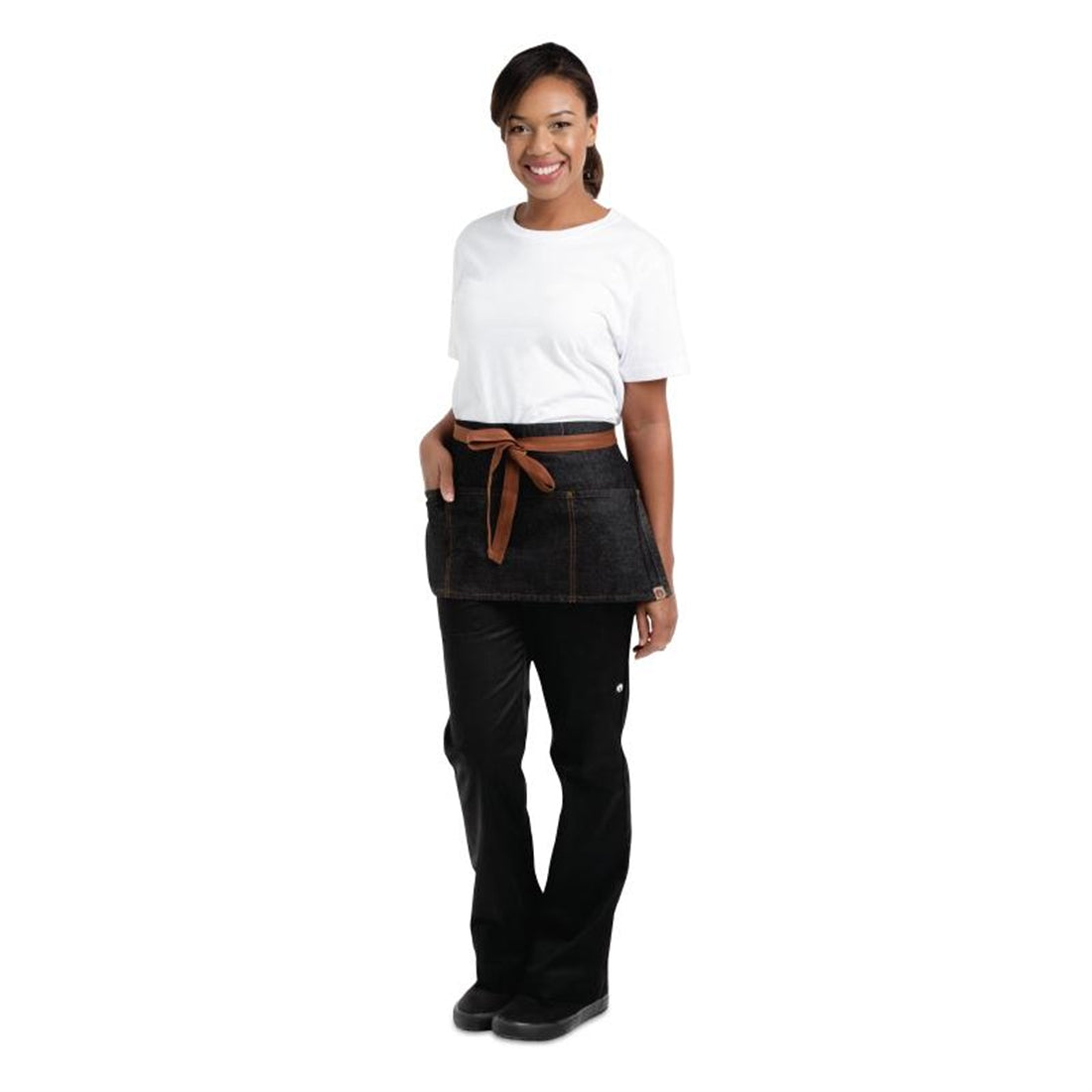 Chef Works Urban Memphis Waist Apron Black