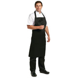 Whites Polycotton Unisex Bib Apron Black XL