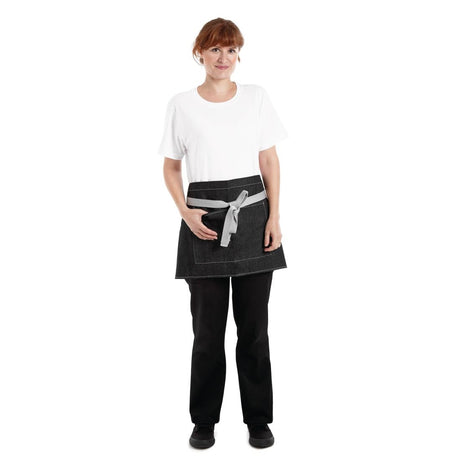 Southside Waist Apron Denim Black 760mm