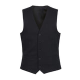 Brook Taverner Mens Mercury Black Waistcoat XS