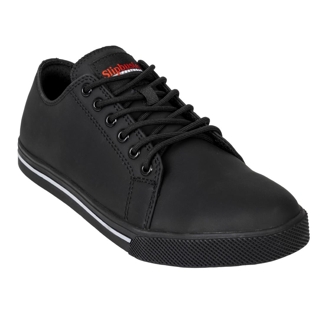 Slipbuster Microfibre Safety Trainers Matte Black 37