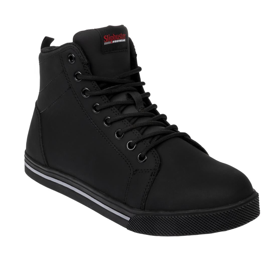 Slipbuster Microfibre Safety Hi Top Boots Matte Black 37