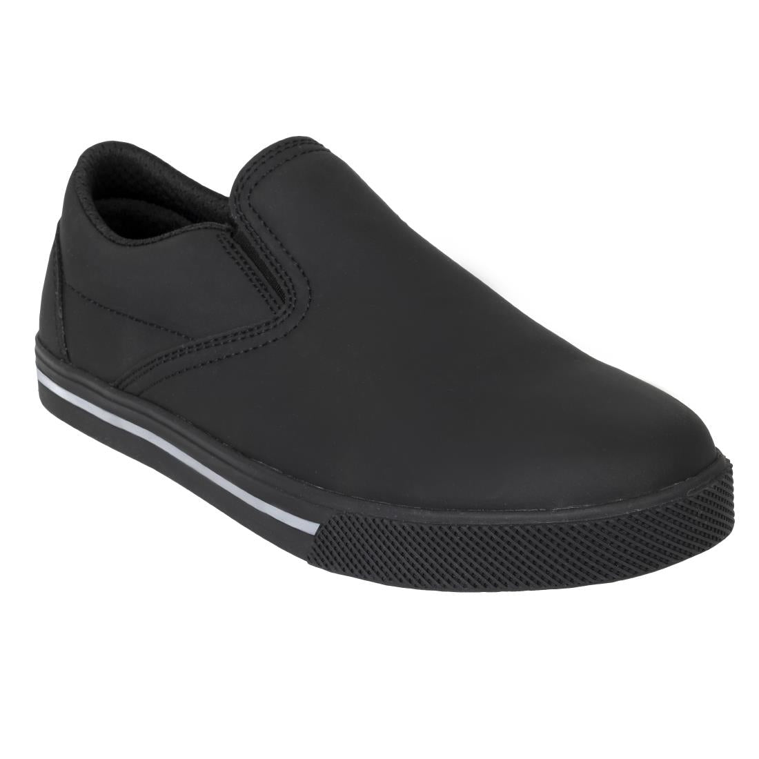 Slipbuster Microfibre Slip-on Shoe Matte Black 37