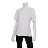Chef Works Womens Springfield Zip Chef Jacket White XL