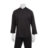Chef Works Unisex Hartford Lightweight Chef Jacket Black XXL