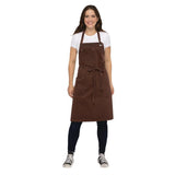 Chef Works Urban Dorset Antique Bib Apron/Rust