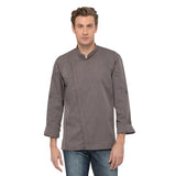 Chef Works Hartford Lightweight L/S Zipper Coat Graphite Size S