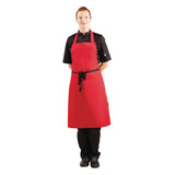 Whites Bib Apron Red