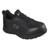 Skechers Womens Safety Shoe with Steel Toe Cap - Size 40 (UK 7)