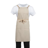 Southside Cotton Canvas Bib Apron Stone