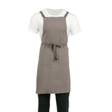 Southside Cotton Canvas Bib Apron Washed Grey