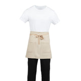 Southside Cotton Canvas Waist Apron Stone