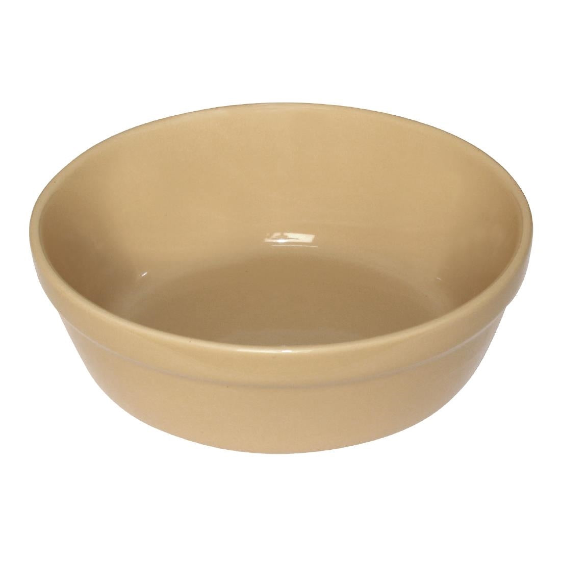 Olympia Stoneware Round Pie Bowls 156mm (Pack of 6)