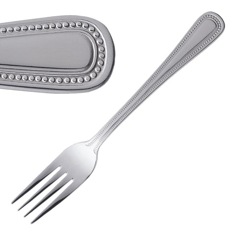 Olympia Bead Dessert Fork