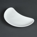 Olympia Whiteware Crescent Salad Plates 200mm (12 pack)
