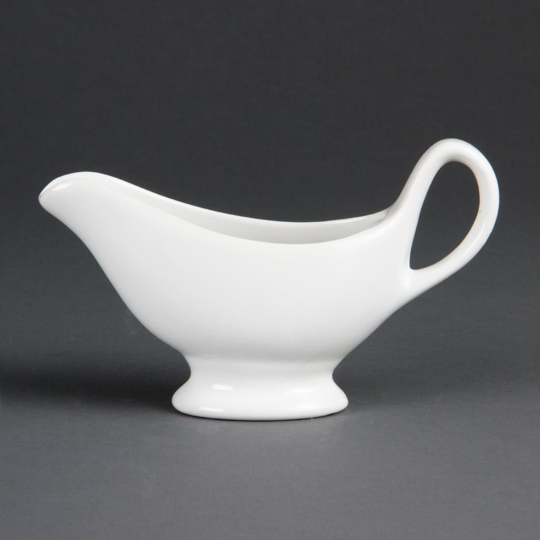 Olympia Whiteware Gravy Boats 180ml (Pack of 6)