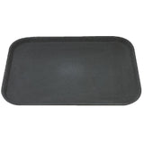 Kristallon Polypropylene Rectangular Non-Slip Tray Black 457mm