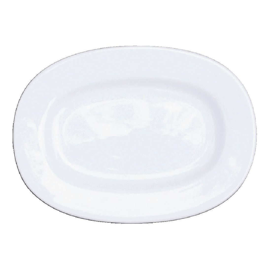 Churchill Alchemy Rimmed Oval Dishes 330mm (Pack of 6)