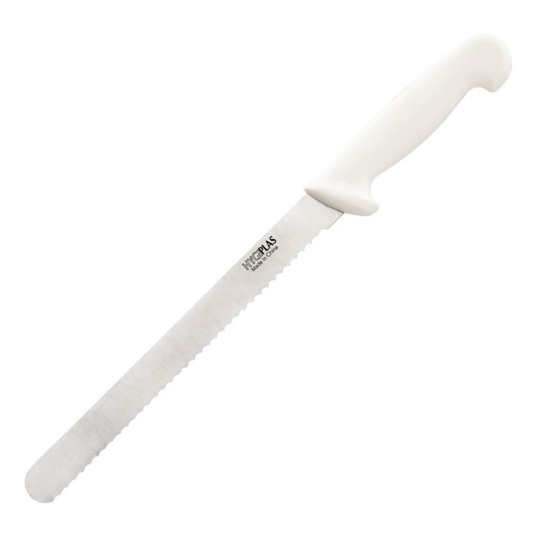 Hygiplas Serrated Slicer White 24.8cm