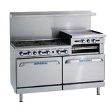 Imperial 6 Burner Natural Gas Oven Range with Griddle IR6RG24-N