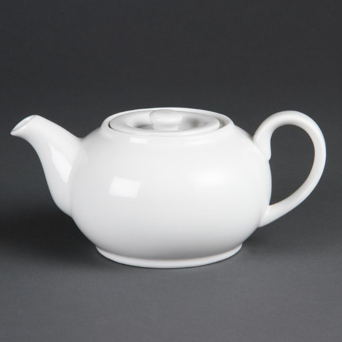 Olympia Whiteware Teapots 426ml (Pack of 4)