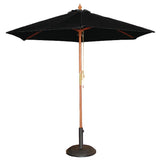 Bolero Round Parasol 2.5m Diameter Black