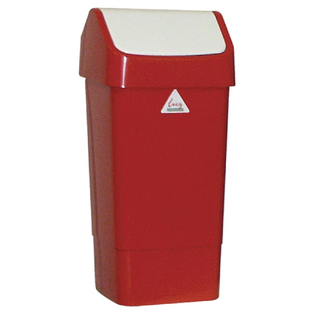 SYR Lucy Swing Top Bin Red 50Ltr