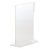 Upright Acrylic Menu Holder A5