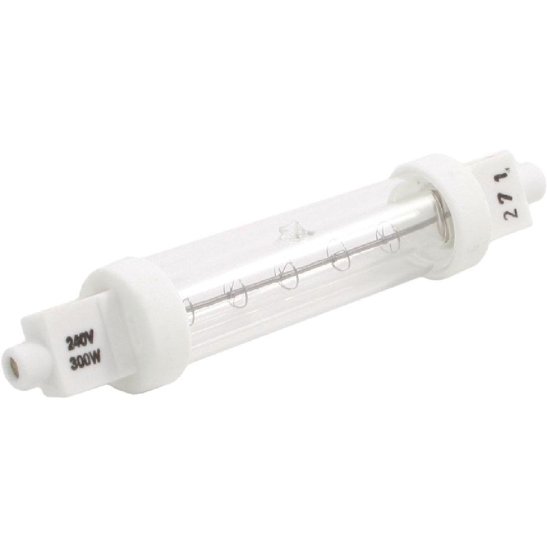 Jacketed Infrared Quartz Heat Bulb R7 118mm 300W