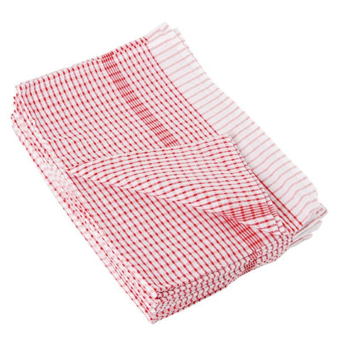 Vogue Wonderdry Red Tea Towels